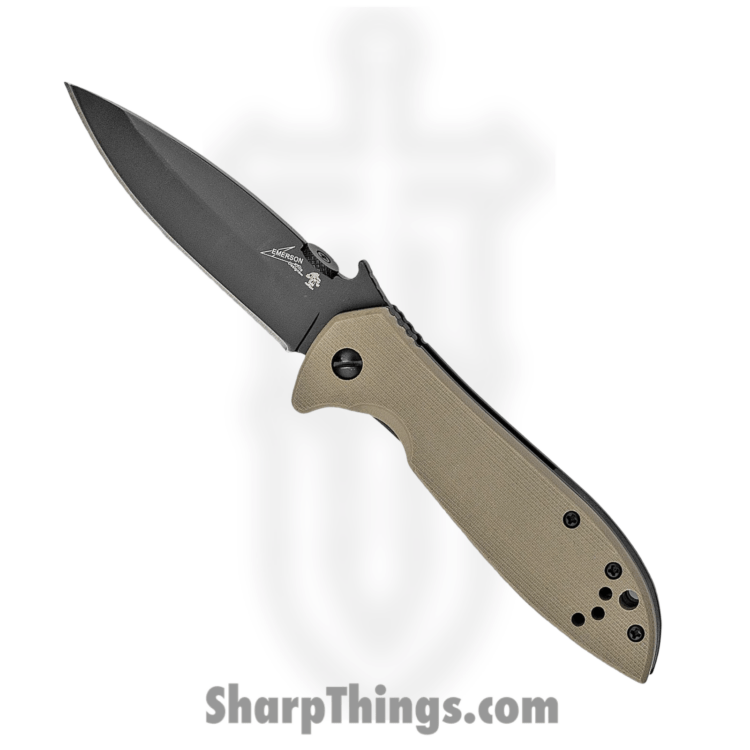 Kershaw - KS6054BRNBLK - Emerson CQC-4K - Folding Knife - 8Cr14MoV