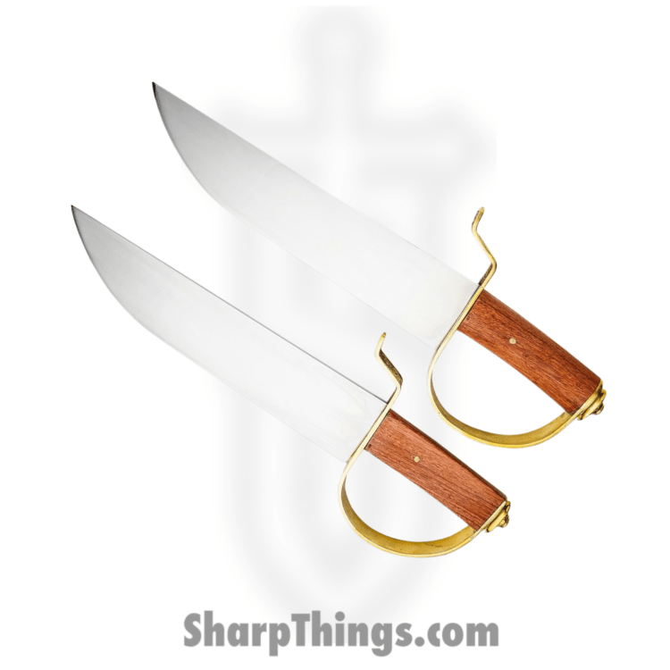 Cold Steel - CS88BF - Butterfly Swords - Fixed Blade Knife - 1055 Carbon Polished  - Hardwood - Brown