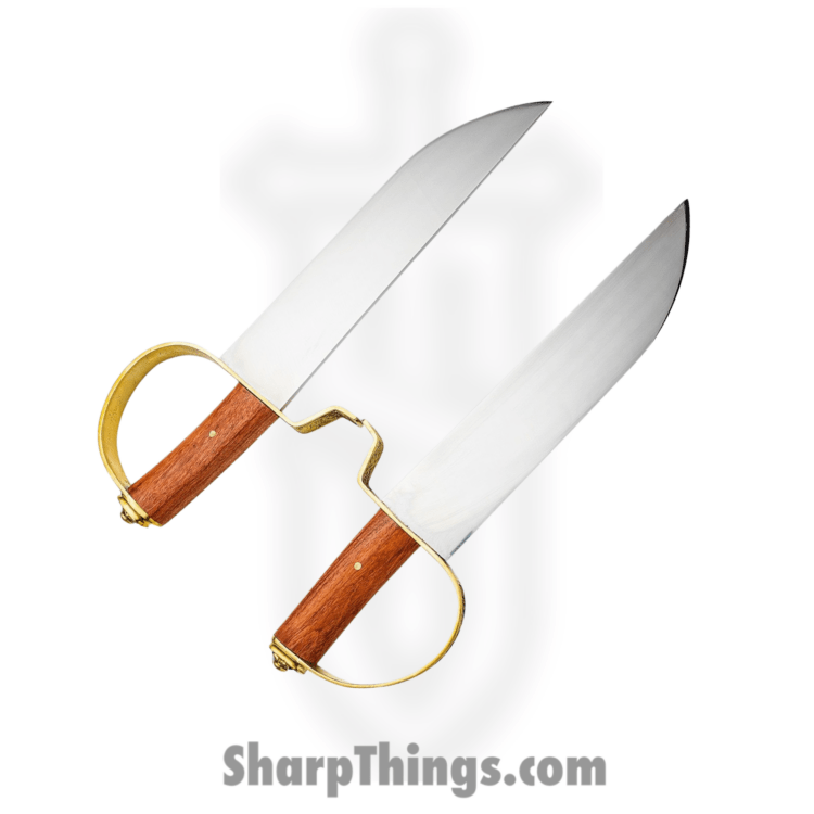 Cold Steel - CS88BF - Butterfly Swords - Fixed Blade Knife - 1055 Carbon Polished  - Hardwood - Brown - Image 2