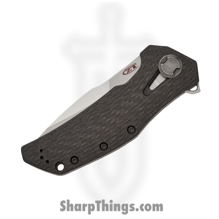 Zero Tolerance - 0308CF - Factory Special Series - Folding Knife - M390 Two Tone Drop Point - Titanium / Carbon Fiber - Black - Image 3