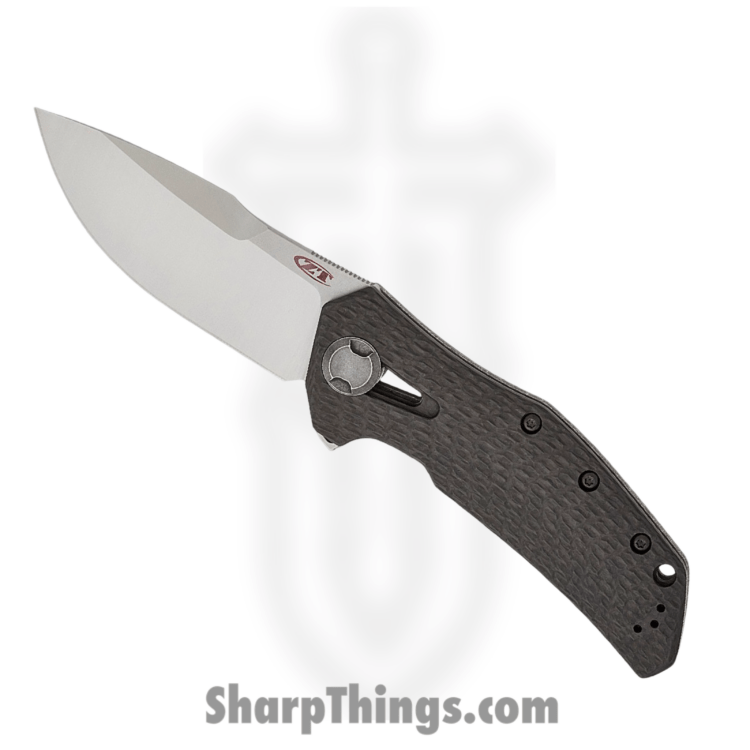 Zero Tolerance - 0308CF - Factory Special Series - Folding Knife - M390 Two Tone Drop Point - Titanium / Carbon Fiber - Black