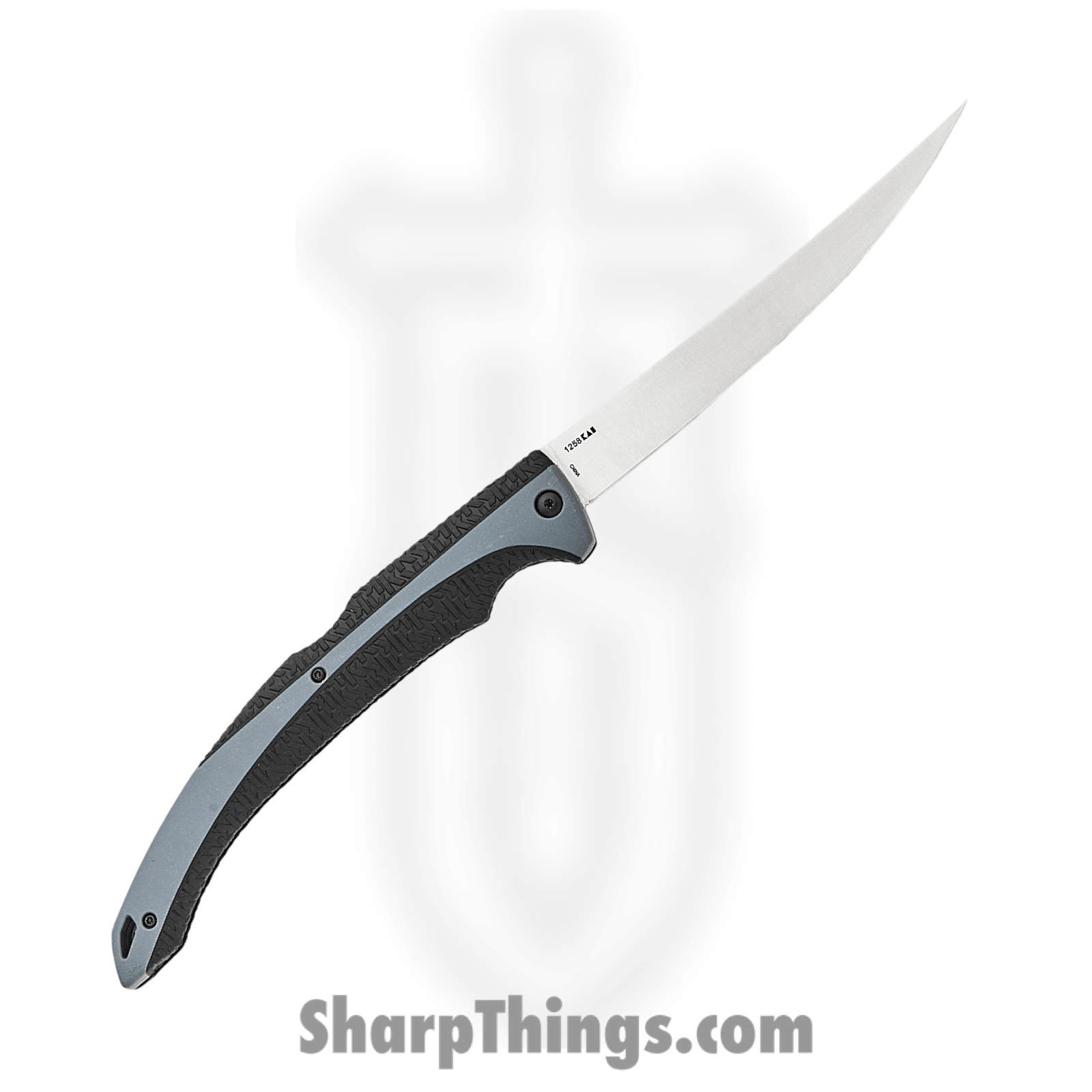 Kershaw - 1258 - Folding Fillet Knife - 420J2 Stainless - Black K-Texture™ grip - Image 2