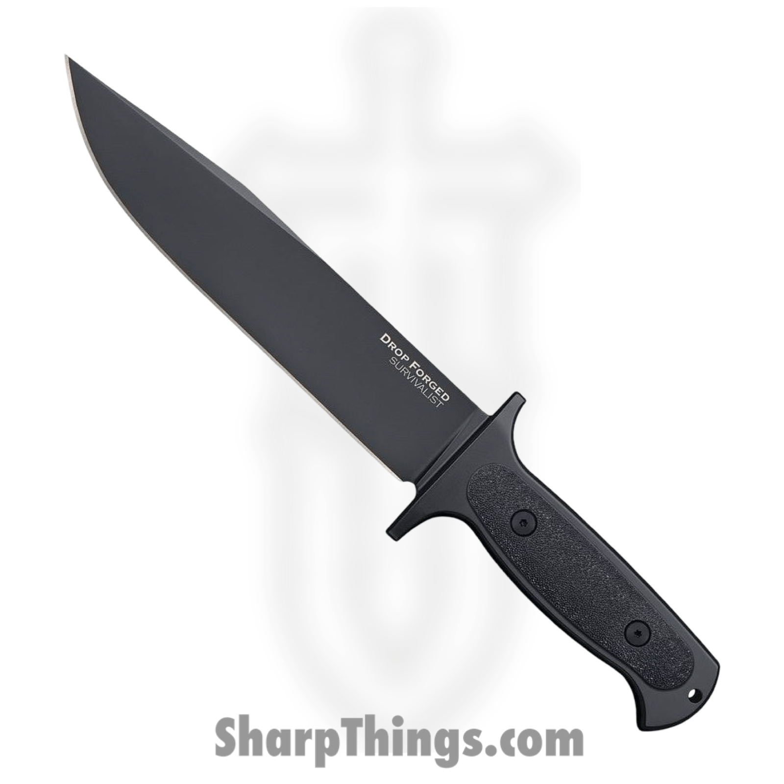 Cold Steel - CS36MH - Drop Forged Survivalist - Fixed Blade Knife - 52100 HC Coated Clip Point - G10 - Black