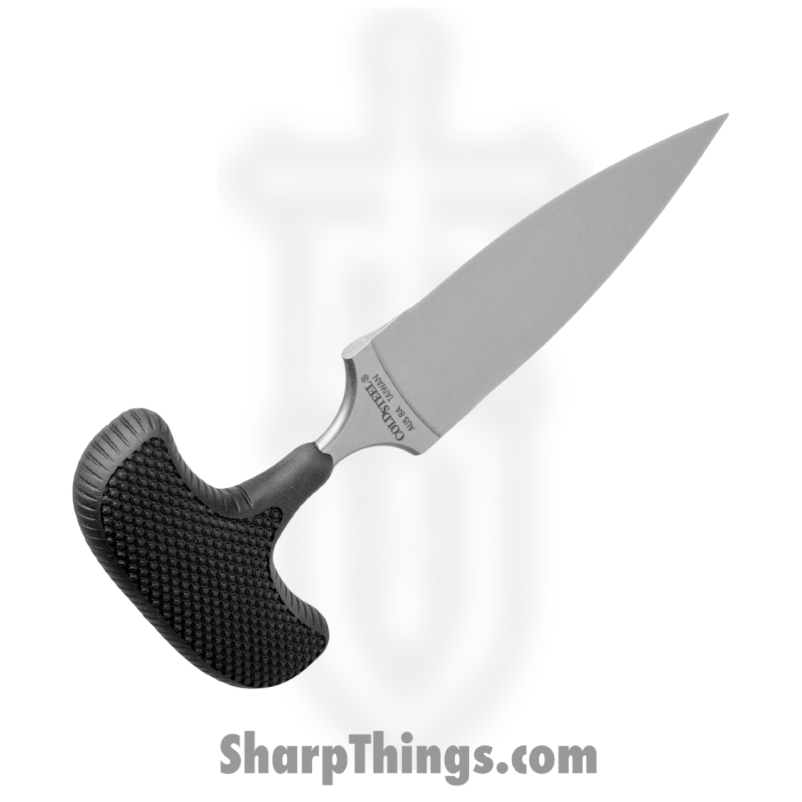 Cold Steel - CS12DBST - Safe Maker - Fixed Blade Knife - AUS-8A Stonewash Dagger - Kray-Ex - Black - Image 2