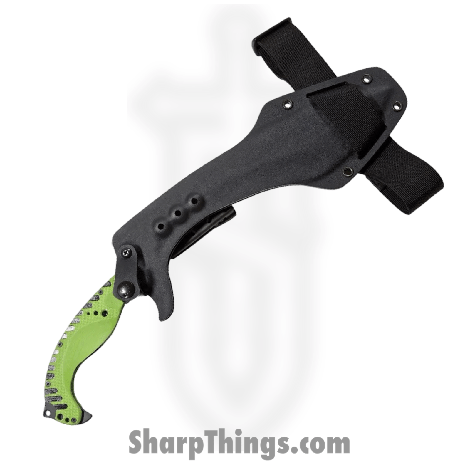 5.11 Tactical - FTL53033 - Kukri Machete - Fixed Blade Knife - AUS-8 Coated Sawback - Synthetic - Green - Image 2