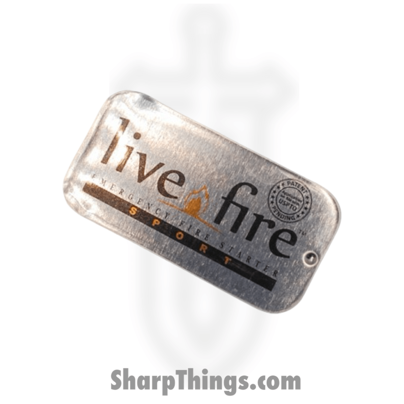Live Fire - LFS1 - Sport - 1.89in Emergency Fire Starter - Slide Top Tin