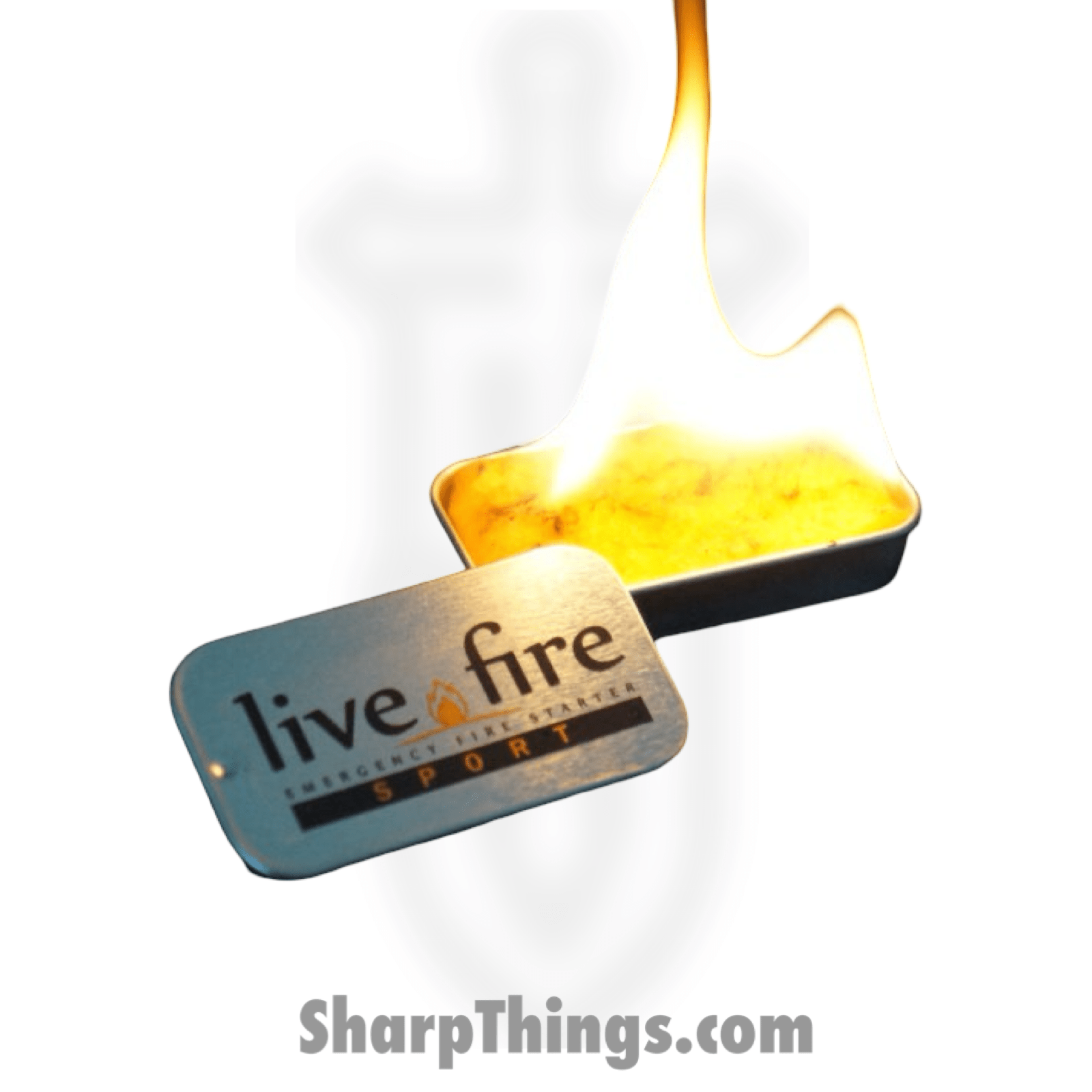 Live Fire - LFS1 - Sport - 1.89in Emergency Fire Starter - Slide Top Tin - Image 3