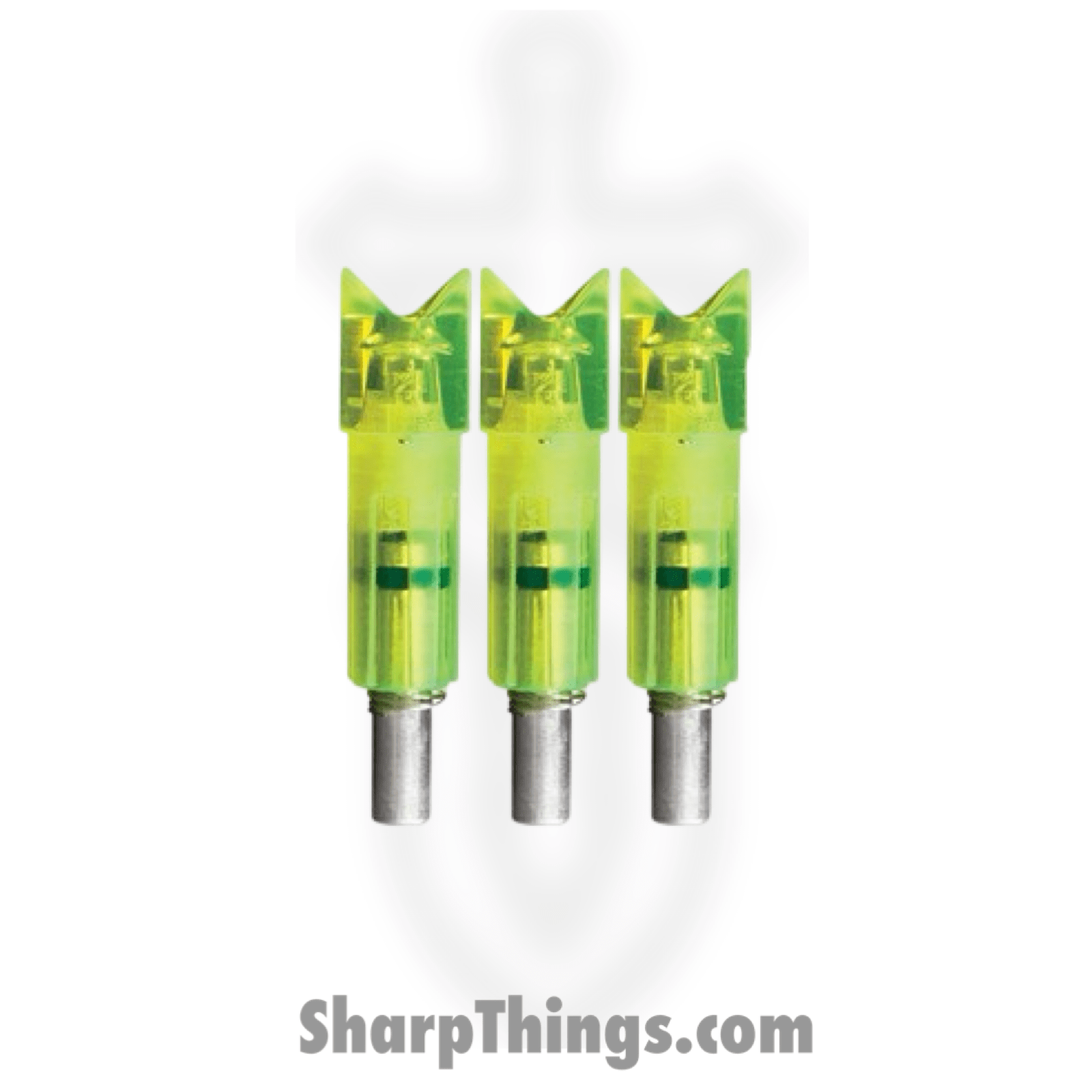 Lumenok - LUME49998 - Crossbow Nocks 3 Pack - Green
