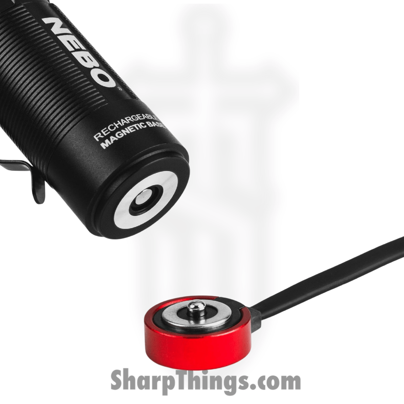 Nebo - NEB6907 - Swyvel Right Angle 1K Lumen Rechargeable Flashlight - Aluminum - Black - Image 3