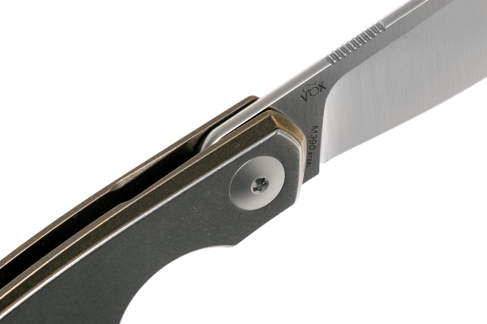 Viper - V597BRTI - Belone - Folding Knife - M390 Satin Clip Point - Titanium - Bronze - Image 4