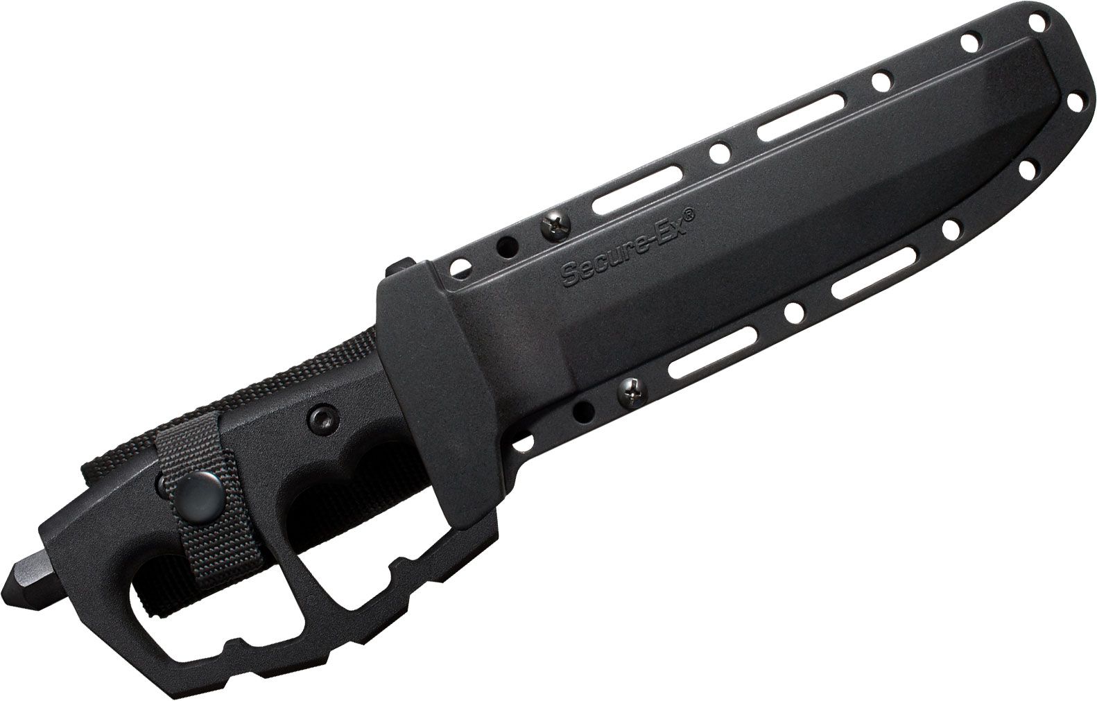 Cold Steel - CS80NTP - Chaos Fixed Blade - SK-5 Carbon Steel - 6061 Aluminum - Black - Image 4