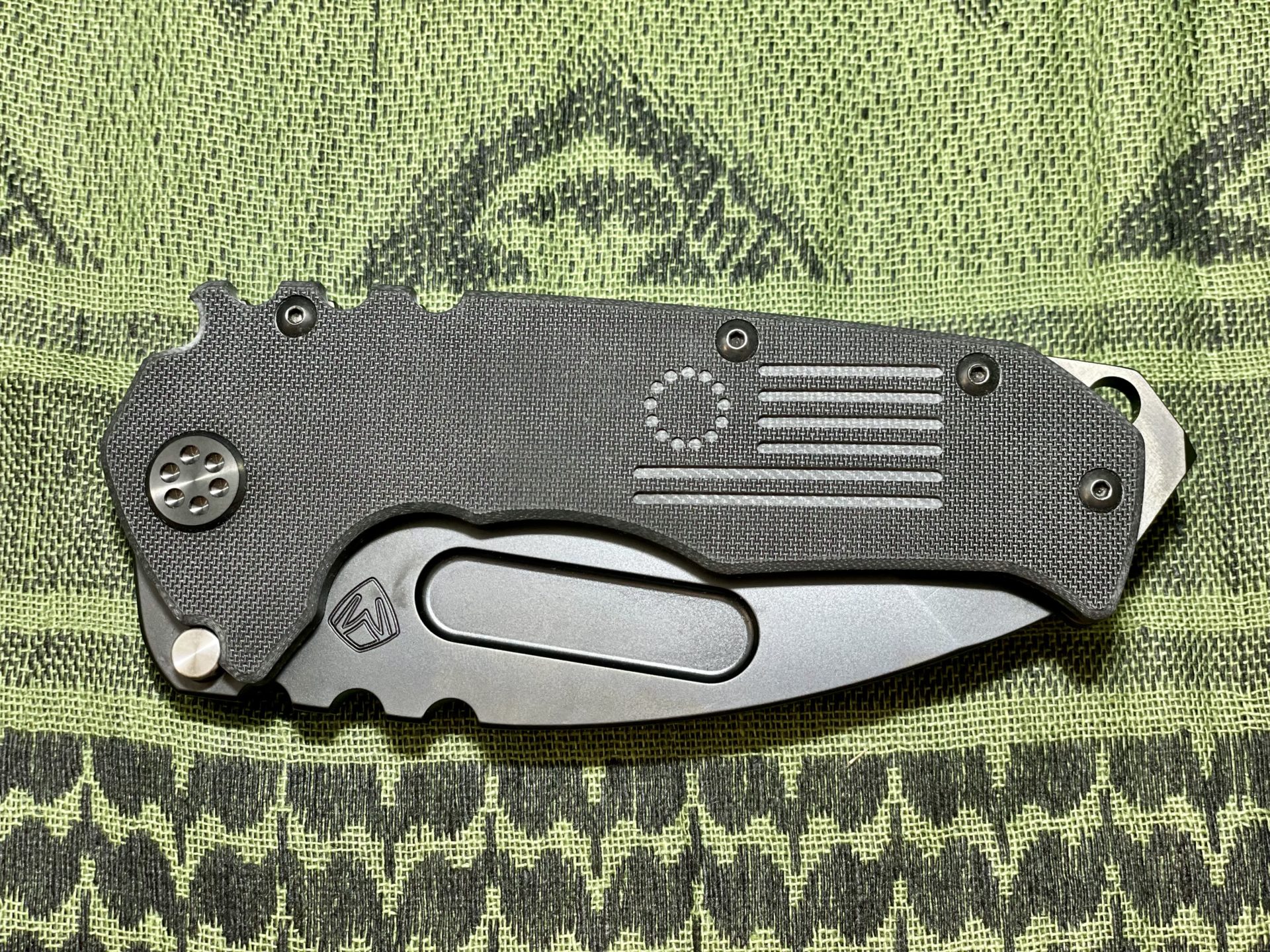 Medford Knife - MKM30DPT-0808TPCP-BP - Scout M/P - PVD Tanto - D2 G10 - Black - Image 2