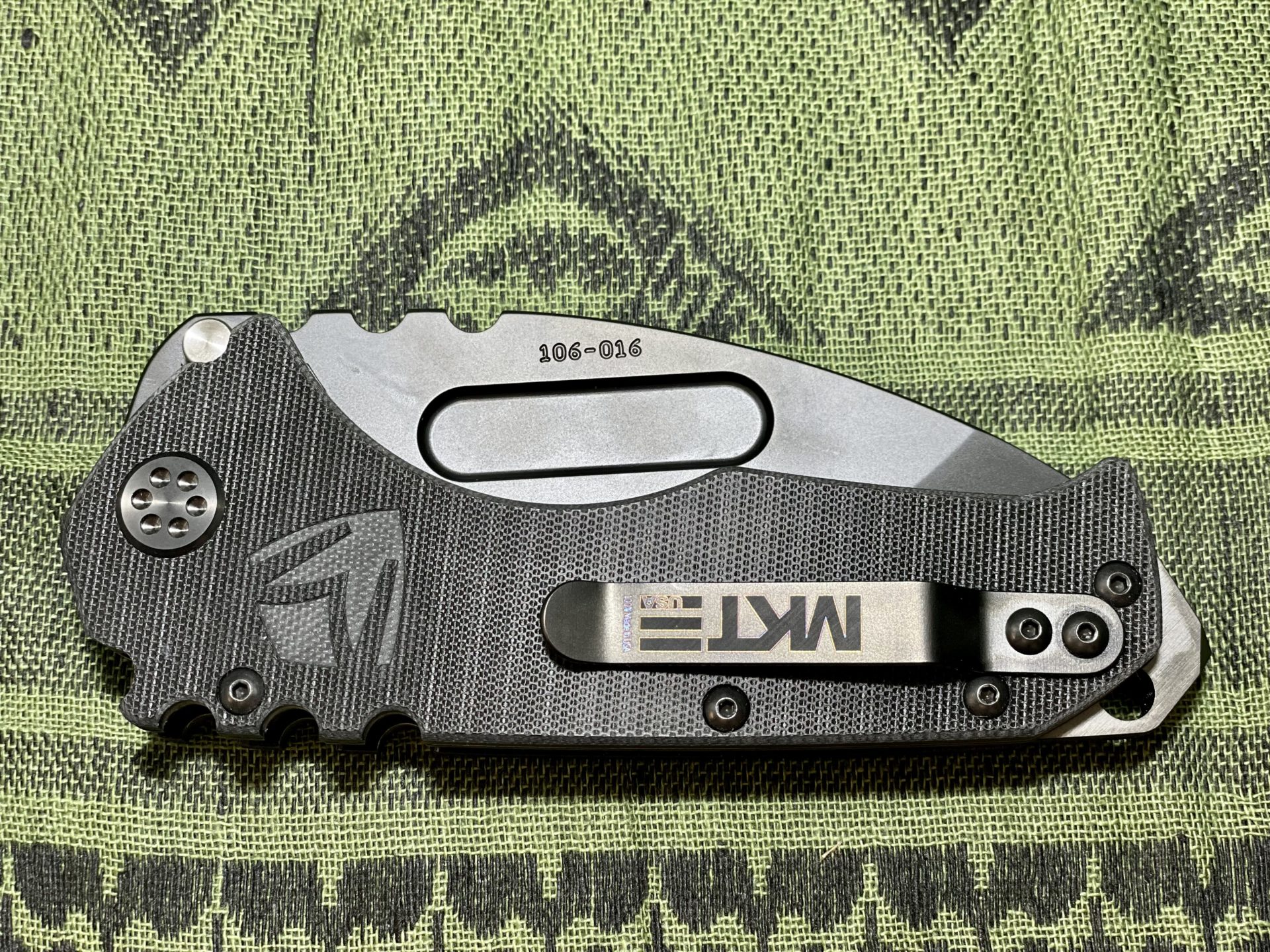 Medford Knife - MKM30DPT-0808TPCP-BP - Scout M/P - PVD Tanto - D2 G10 - Black - Image 3