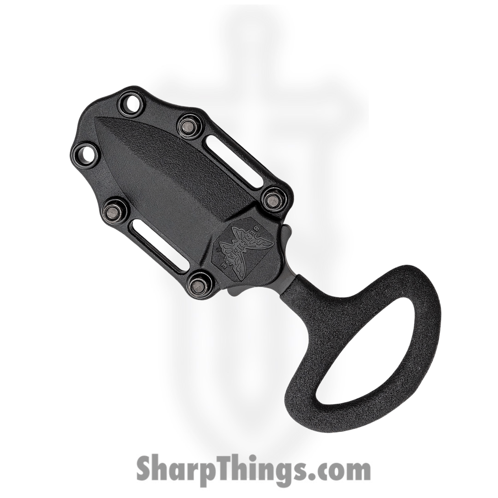 Benchmade - 175BK - CBK - Fixed Blade Knife - 440C SS Coated Dagger - Skeletonized - Black - Image 3