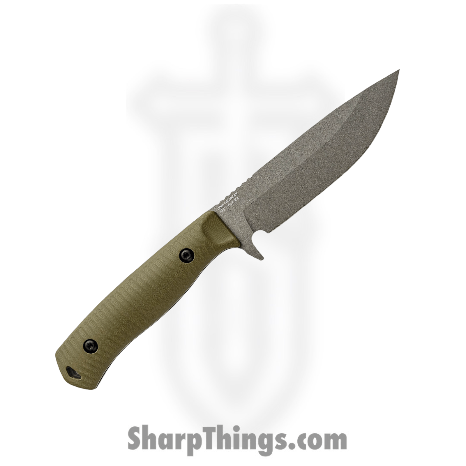 Benchmade - 539GY - Anonimus - Fixed Blade Knife - CPM CruWear Coated Drop Point - G10 - Green - Image 2