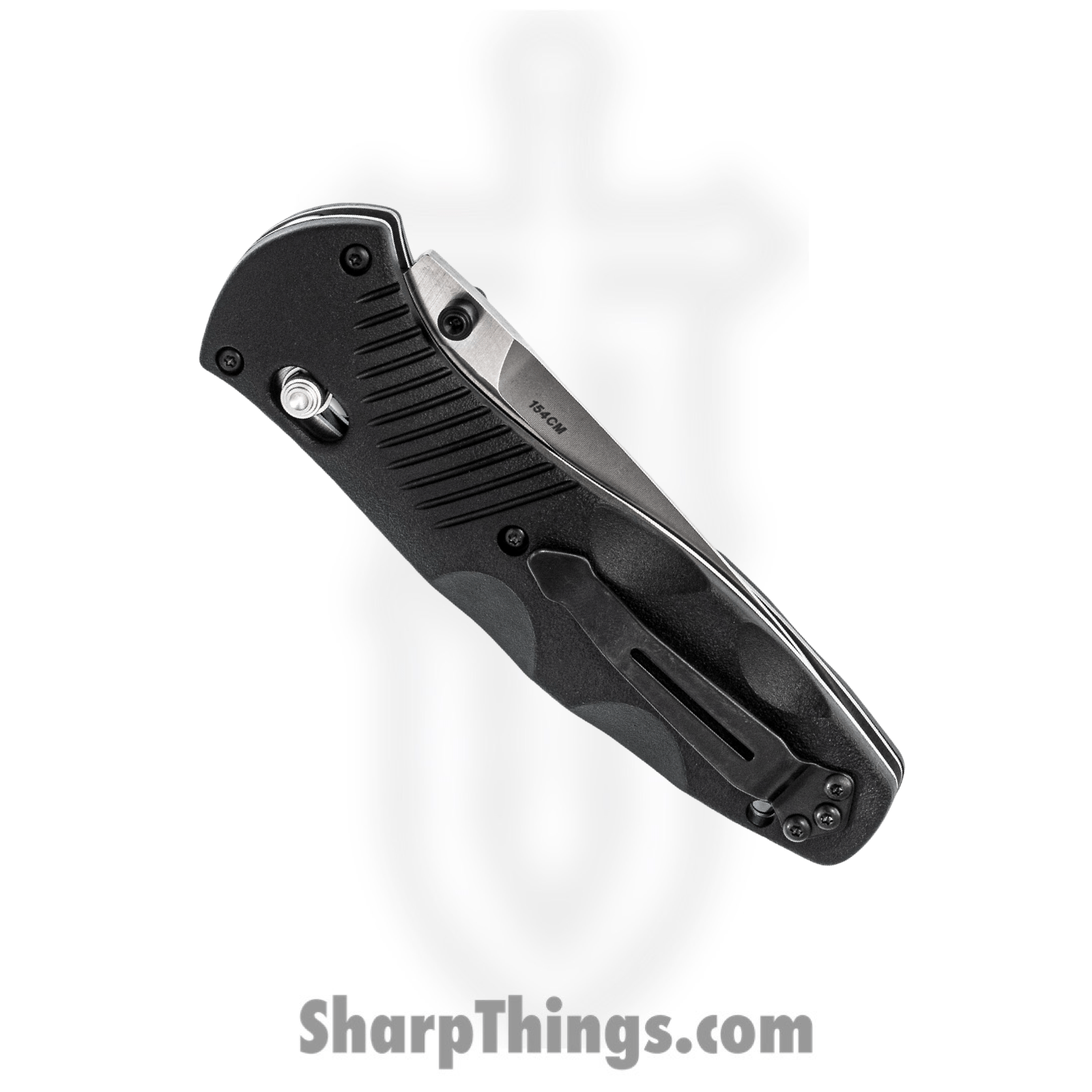 Benchmade - 580 - Osborne Barrage - Assisted Open Knife - 154CM Satin Drop Point - Valox - Black - Image 3