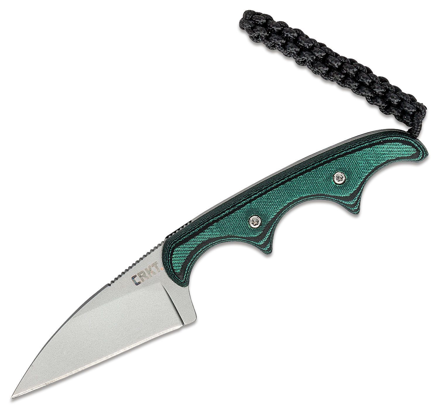 CRKT - 2385 - Folts Minimalist - Fixed Blade Knife - 5Cr15MoV Bead Blast Wharncliffe - Micarta - Green - Image 7