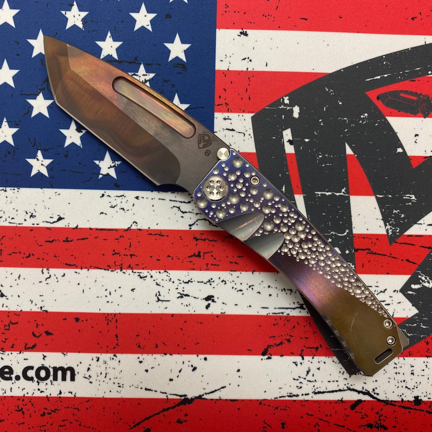 Microtech - 123-2T - Ultratech - OTF Auto - Elmax, M390, 204P Coated Tanto - 6061-T6 Aluminum - Black - Image 7