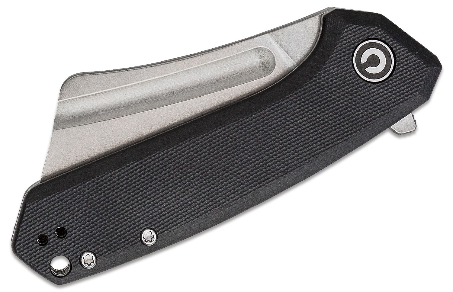 Civivi - CIVC2004C - Mini Bullmastiff Cleaver Flipper Knife - 9Cr18MoV G10 - Black - Image 8
