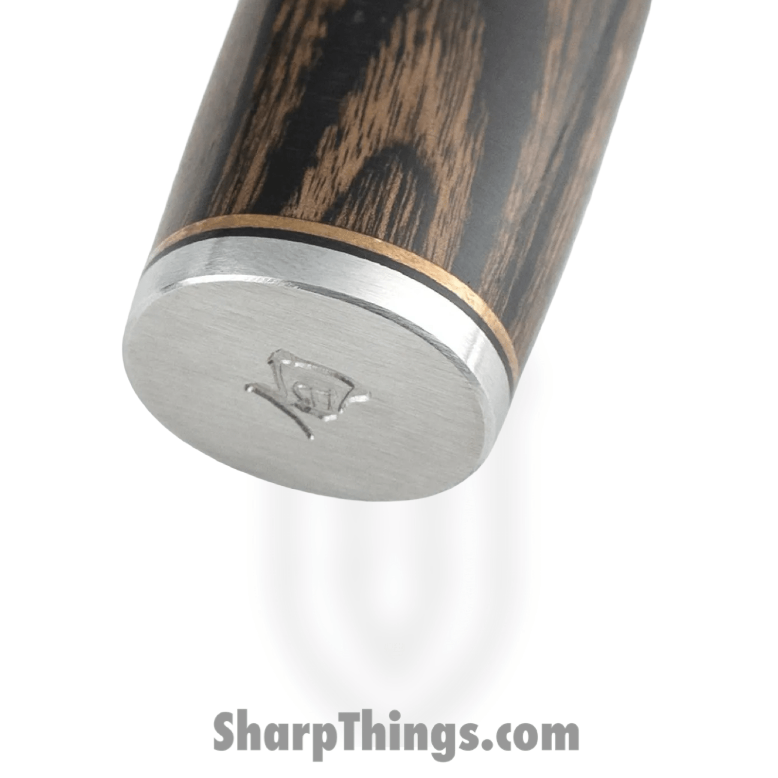 Shun - TDM0704 - Premier 9.5" Slicing Knife - VG-Max Hammered Spear Point - Pakkawood - Brown - Image 4