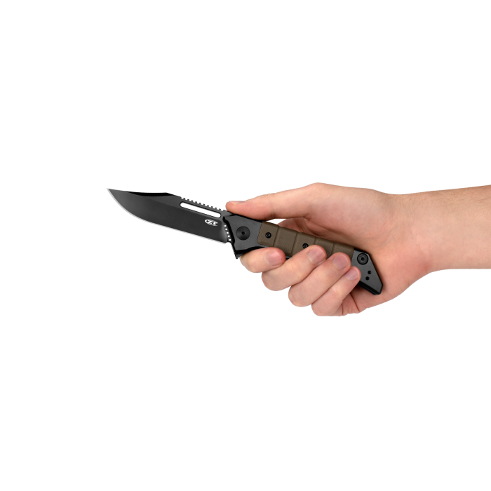 Zero Tolerance - 0223 - Tim Galyean - Folding Knife - CPM 20CV Coated Clip Point - G10 - Brown/Black - Image 2