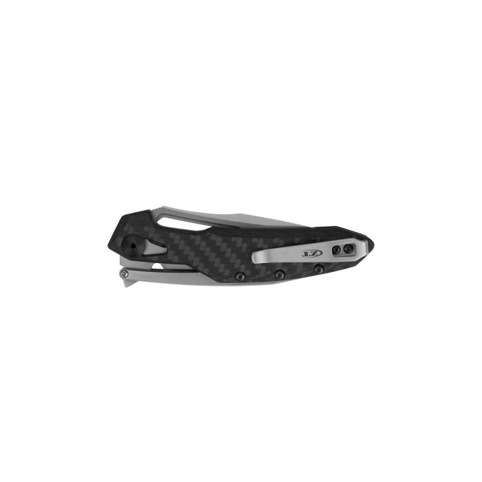 Zero Tolerance - 0990 - Framelock - Folding Knife - CPM 20CV Stonewash Spear Point - Carbon Fiber - Black/Silver - Image 2