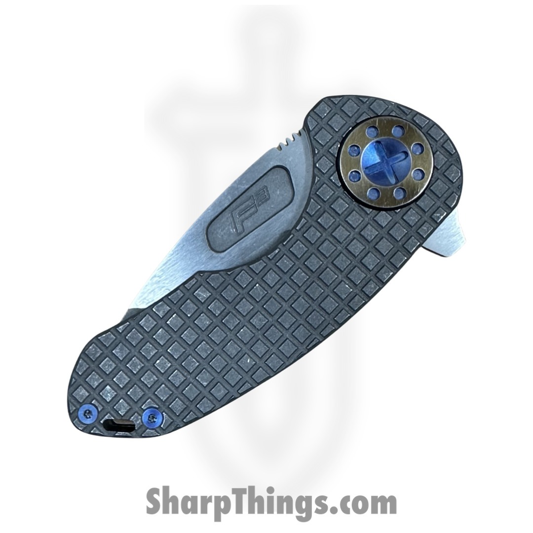 Curtiss - F3C-FGTN-SWBZ - F3 Compact - Folding Knife - Magnacut Stonewash Drop Point - Titanium - Green - Image 3