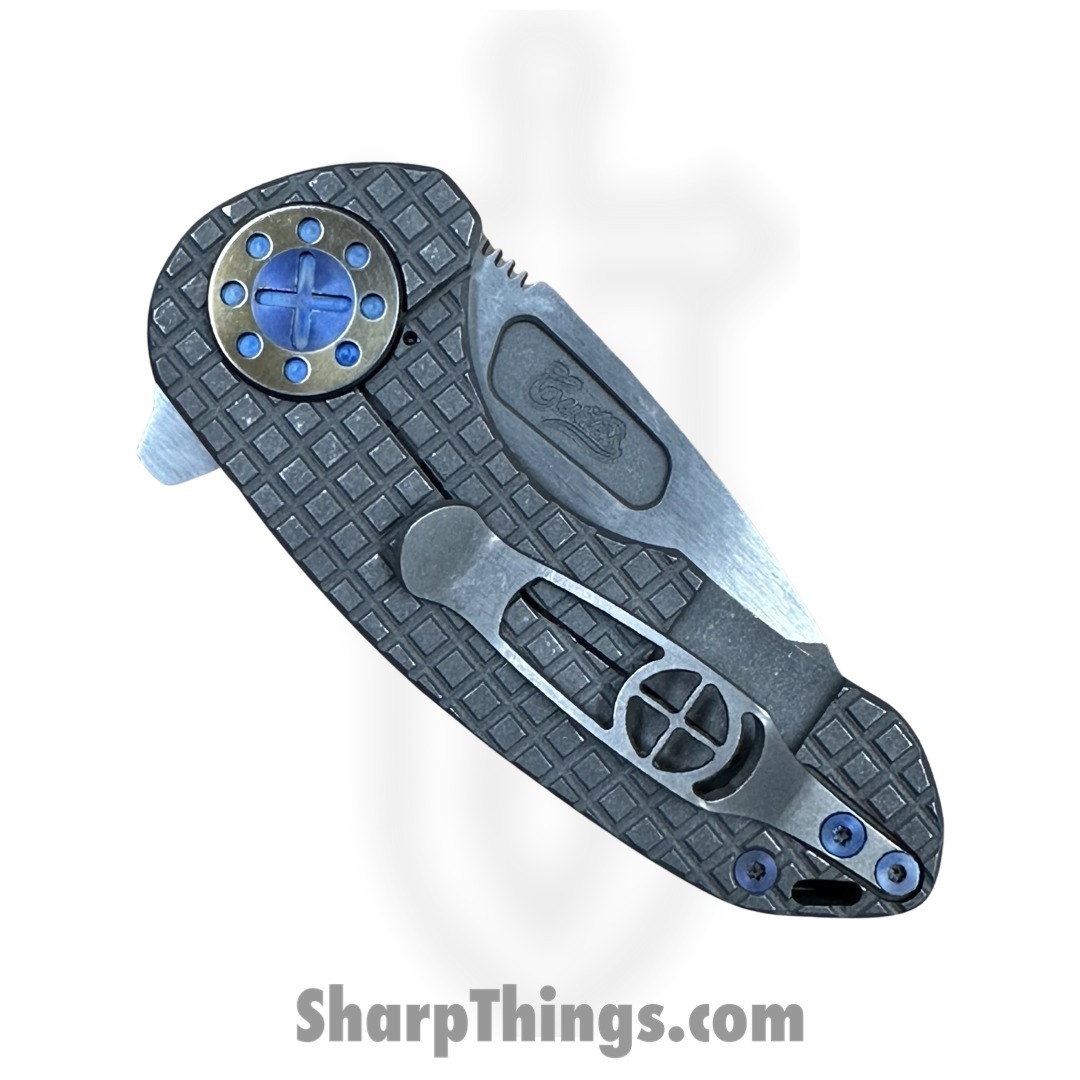 Curtiss - F3C-FGTN-SWBZ - F3 Compact - Folding Knife - Magnacut Stonewash Drop Point - Titanium - Green - Image 4
