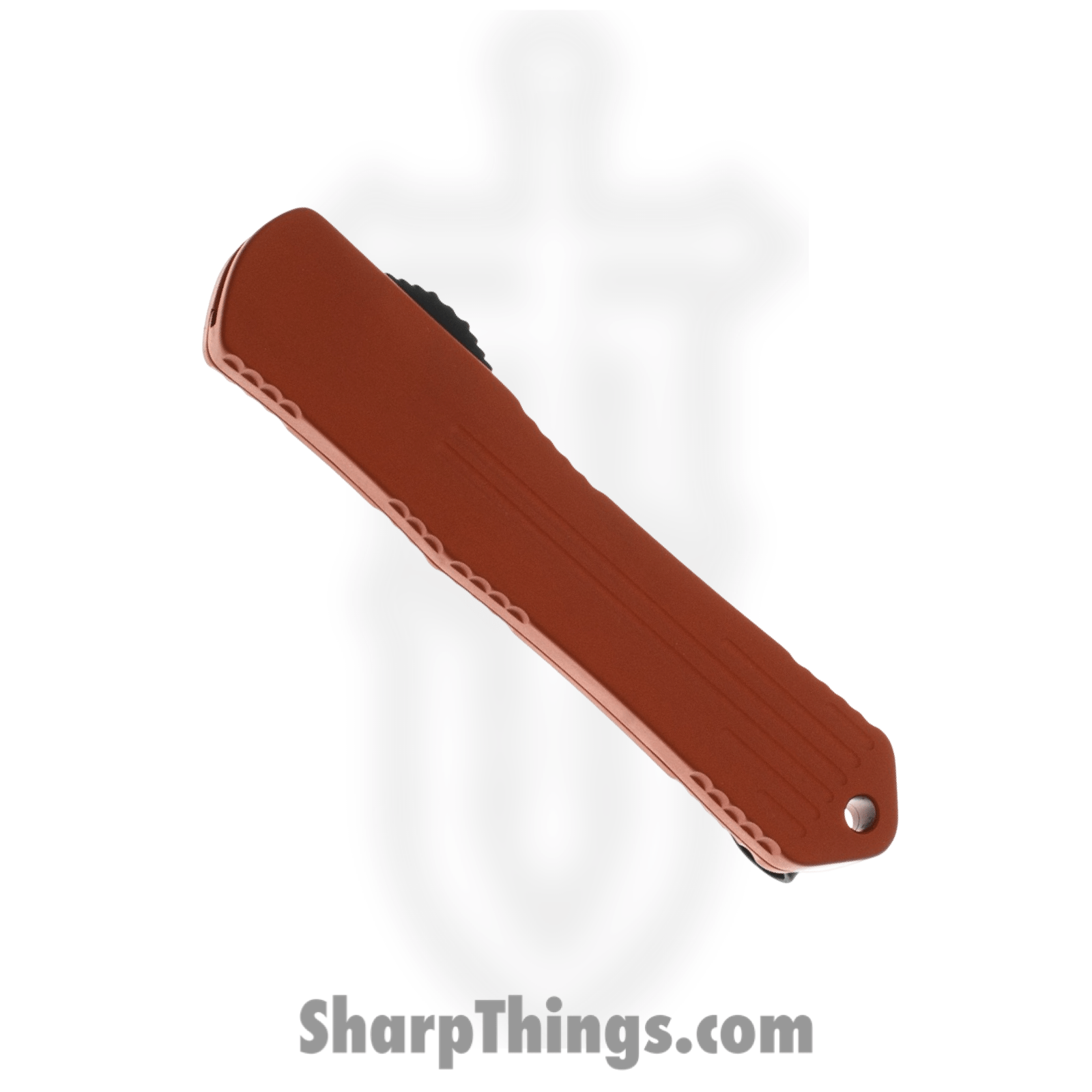 Heretic Knives - H023-10A-ORG - Manticore S - OTF Auto - Elmax Two Tone Tanto - 6061-T6 Aluminum - Orange - Image 4