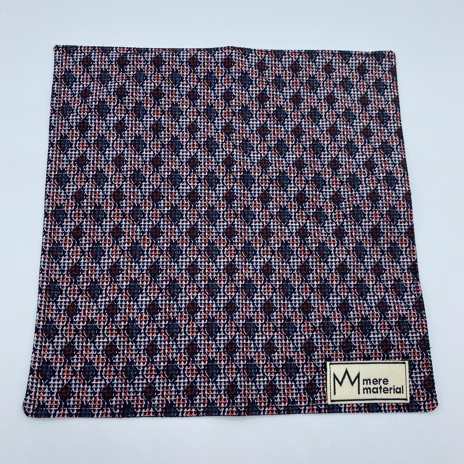 Mere Material Shankerchief - MM0010 - Handmade Handkerchief - Multi Diamonds - Image 3