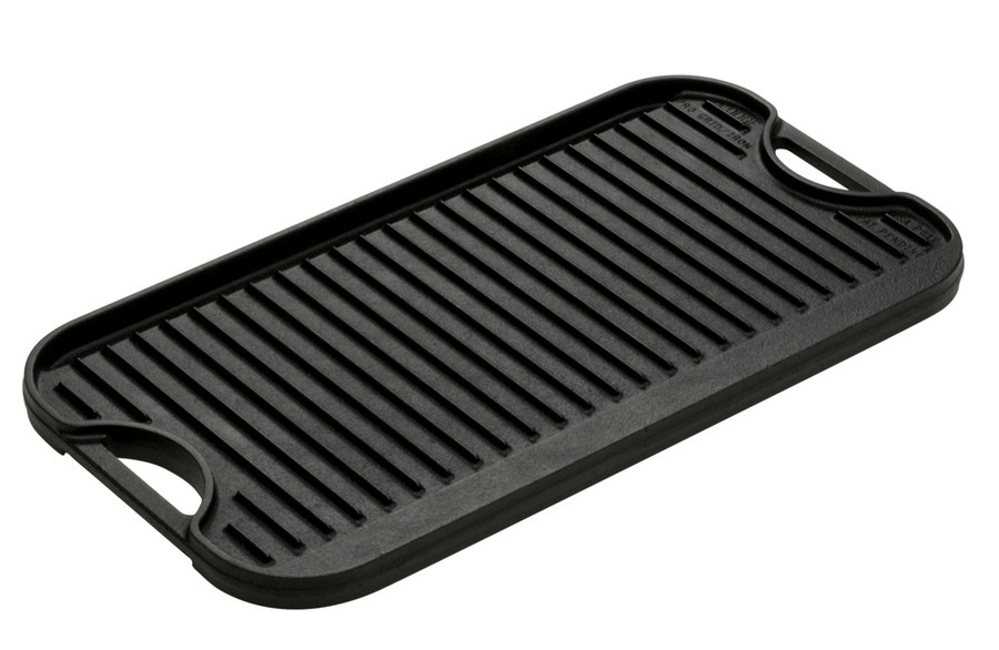 LPGI3 - 20 Inch Seasoned Cast Iron Pro-Grid Reversible Grill/Griddle - Image 2