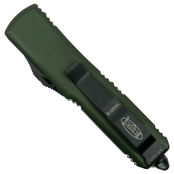 Microtech - 231-1OD - UTX-85 - OTF Auto - Black Drop Point - 6061 T6 Aluminum - OD Green - Image 6