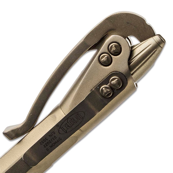 Microtech - 401-SS-BZ - Siphon II Bronzed Stainless Steel Pen - Image 6
