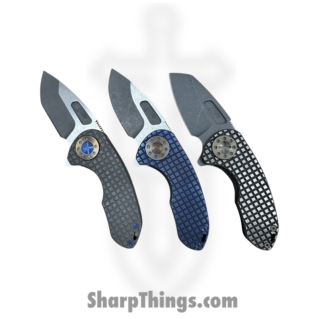 Curtiss - F3C-FGTN-SWBZ - F3 Compact - Folding Knife - Magnacut Stonewash Drop Point - Titanium - Green - Image 10