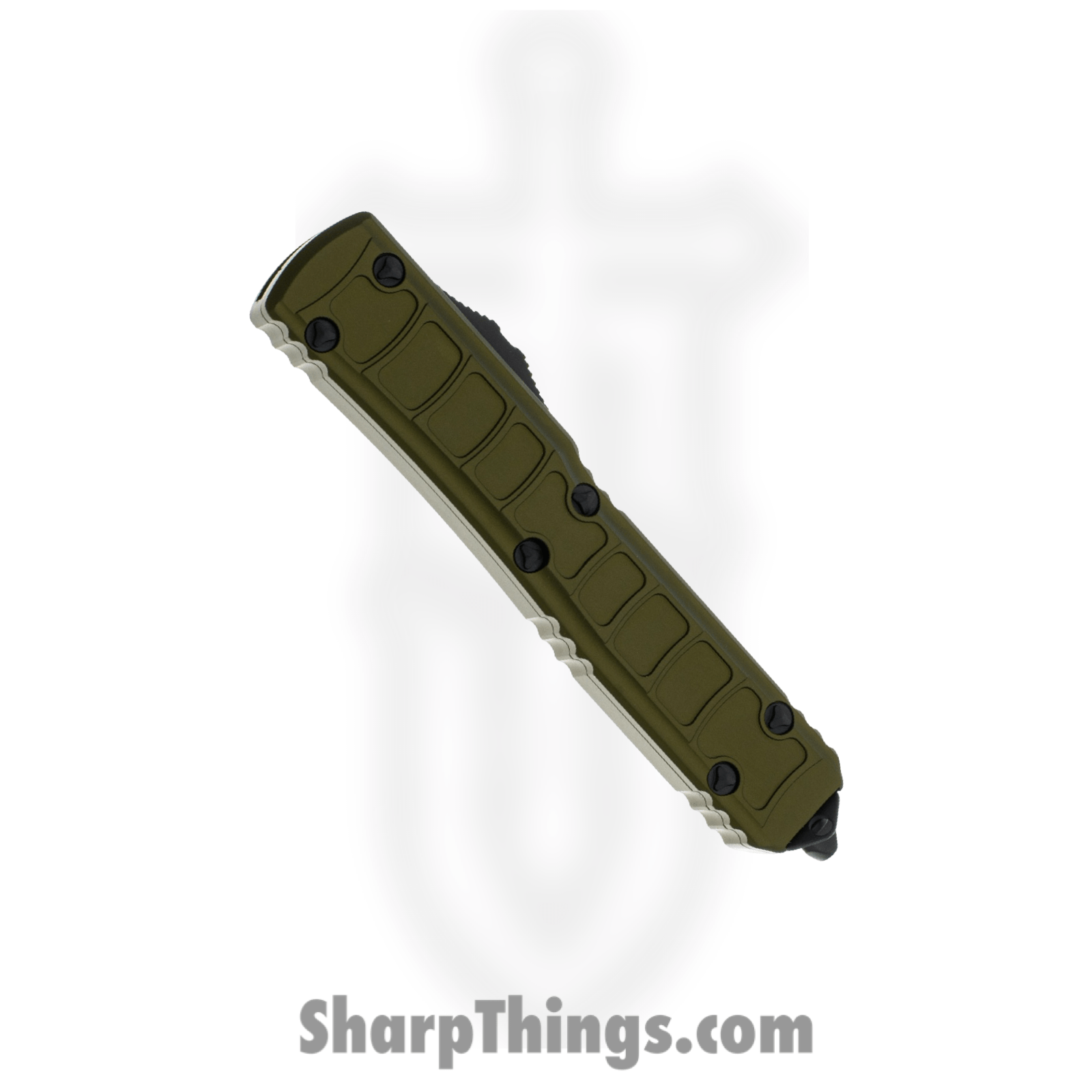 Microtech - 122II-1ODS - Ultratech II Signature Series - OTF Auto - M390 Coated Dagger - 6061-T6 Aluminum - OD Green - Image 3