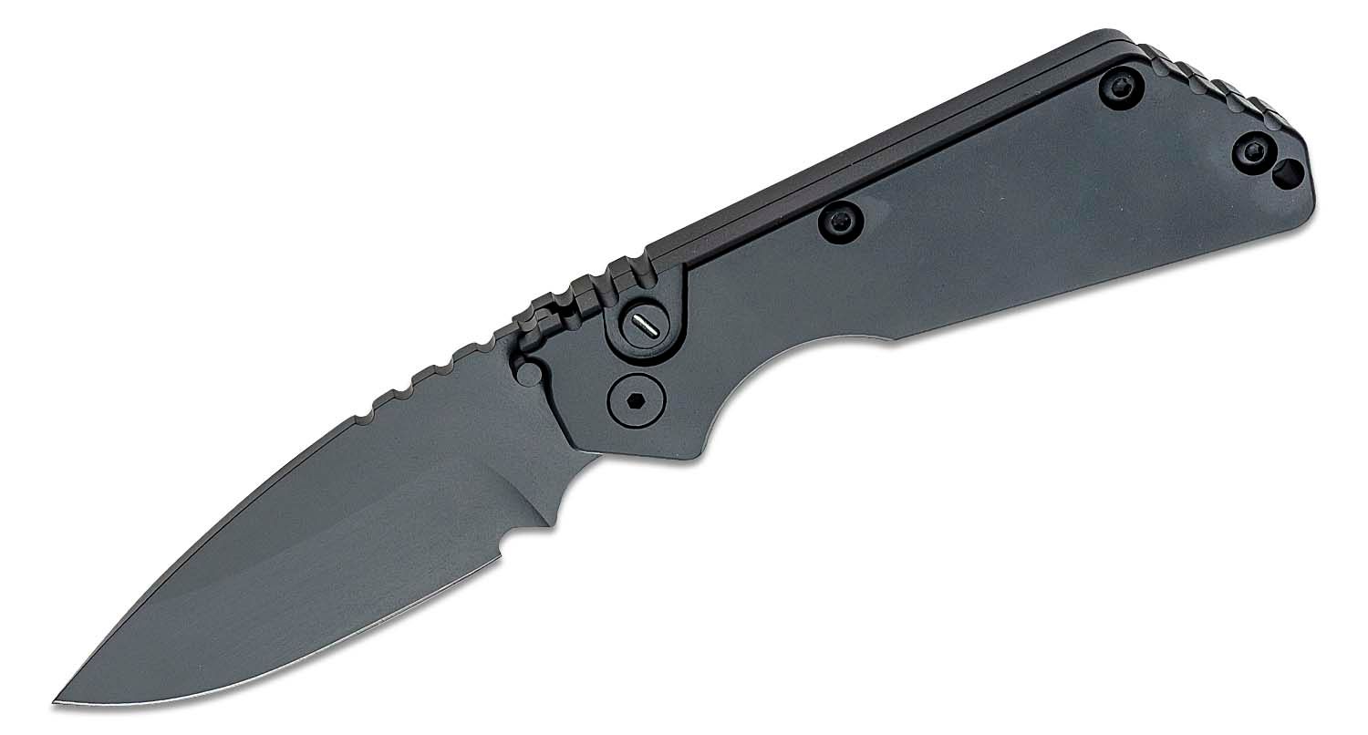 ProTech - 2403 - Pro Strider SnG - Automatic Knife - 154CM Coated Drop Point - Aluminum - Black - Image 9