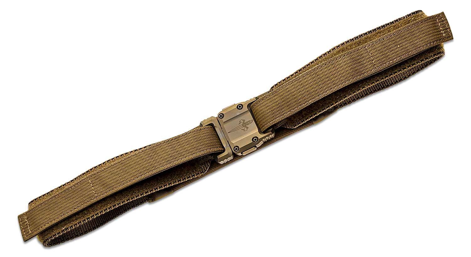 Microtech - 91-CYTTI-36 - Marfione Apis Tactical Size 36 Belt - Nylon with Titanium Buckle - Coyote - Image 3