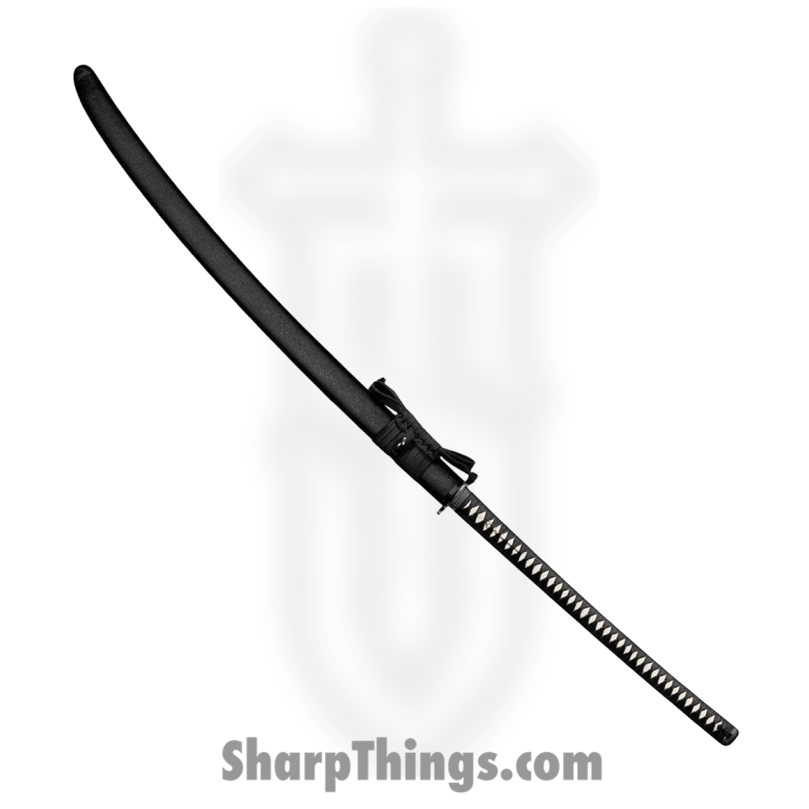 Cold Steel - CS88BN - Warrior Series Nodachi - Fixed Blade Knife - 1055 HC Polished Sword - Cord Wrapped - Black - Image 2