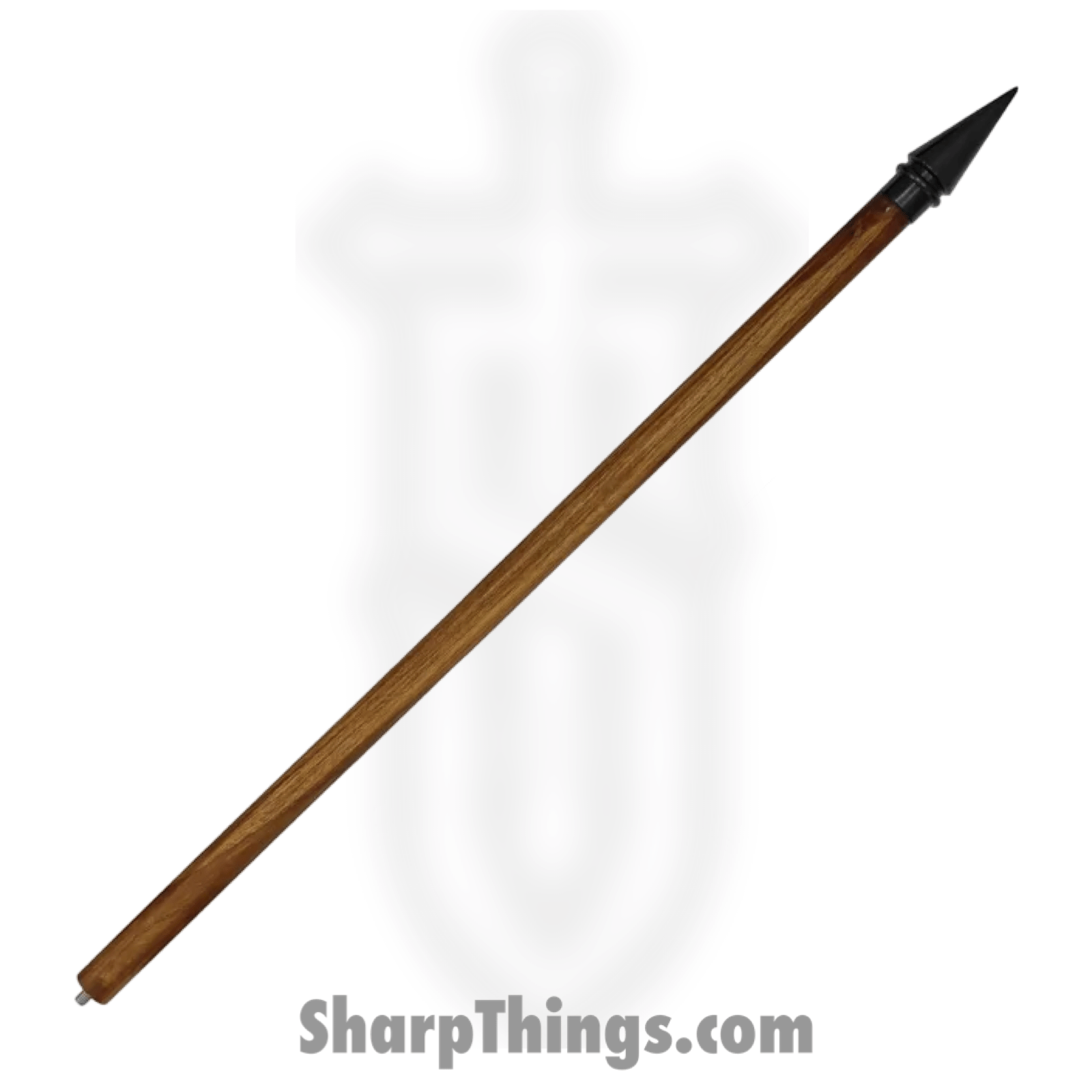 Factory X - FXN12 - Saxon Warrior Spear - Fixed Blade Knife - Steel Coated Spear Point - Wood - Brown - Image 2