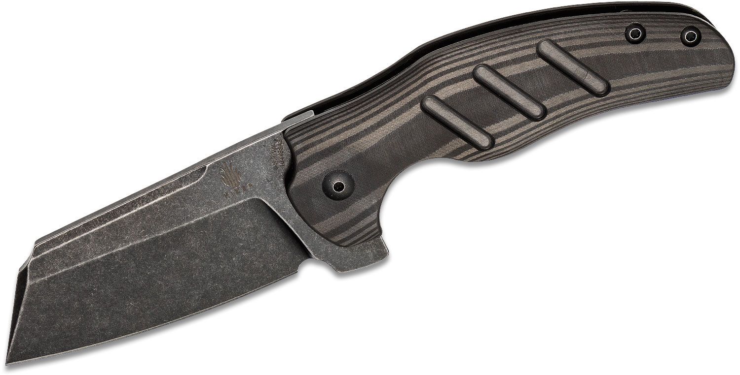 Kizer Cutlery - KI4488A3 - C01C - Folding Knife - KI4488A3 C01C Folding Knife - Milled Carbon Fiber - Black - Image 5