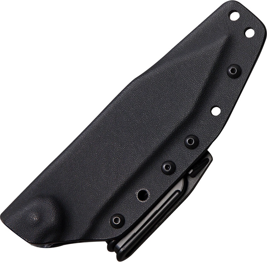 Tops - TPHKT01 - HKT-Hunter Killer Tracker - Fixed Blade Knife - 1095 HC Coated Clip Point - Micarta - Black - Image 2