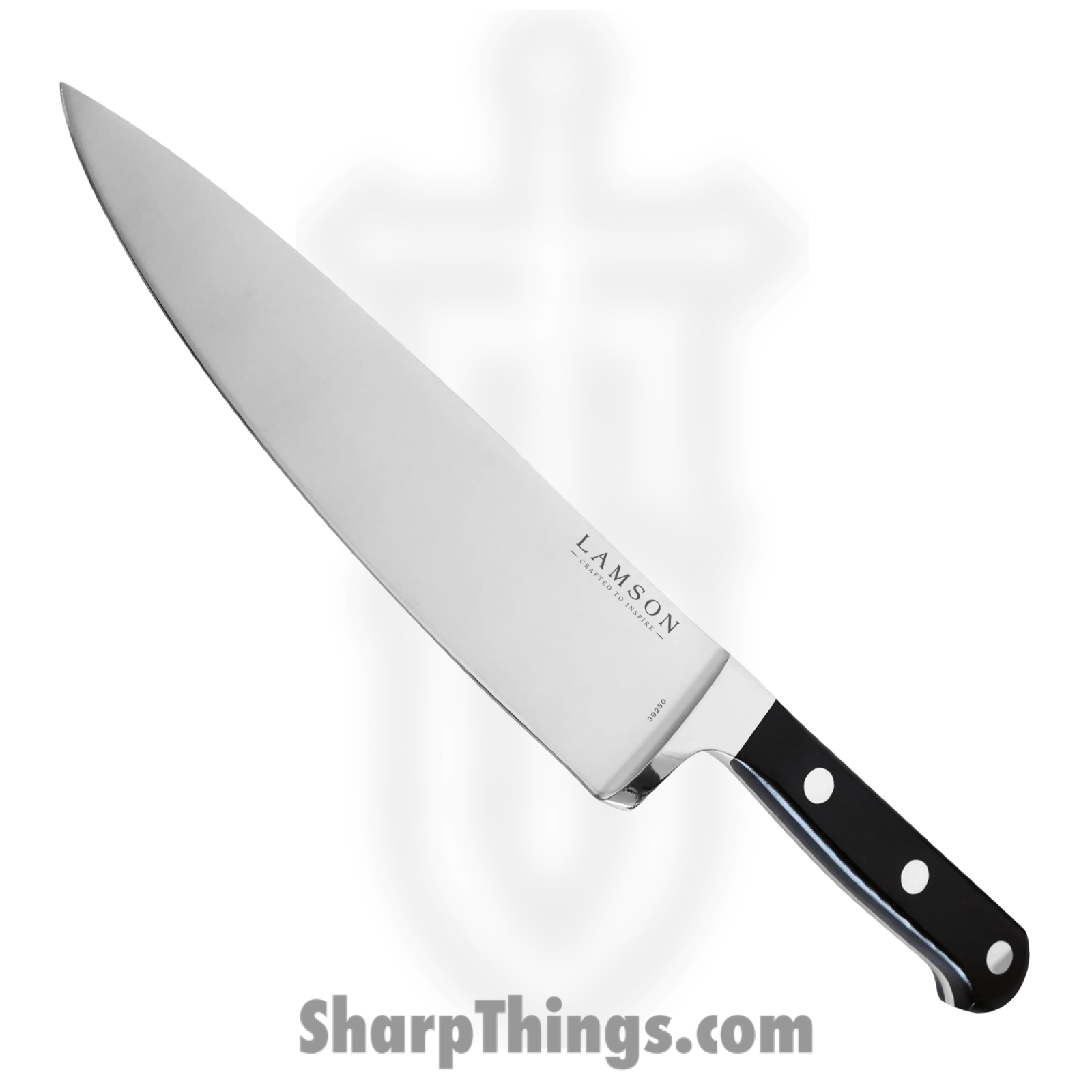 Lamson - 39250 - Premier 8 in Forged Chef's Knife - 4116 SS Polished - G10 - Midnight Black