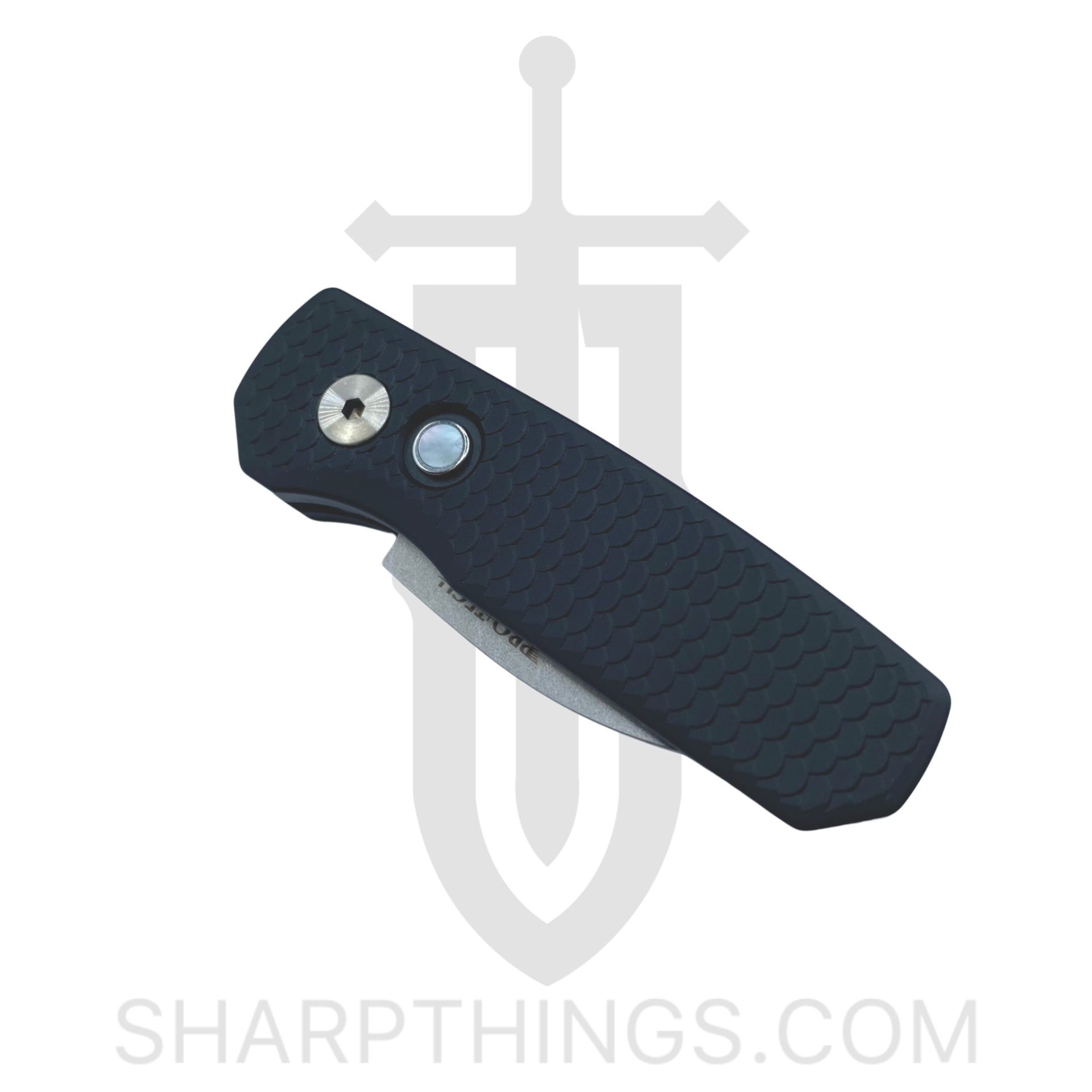 ProTech - R5130 - Runt 5 Limited - Automatic Knife - CPM-20CV Coated Wharncliffe - Aluminum - Black - Image 4