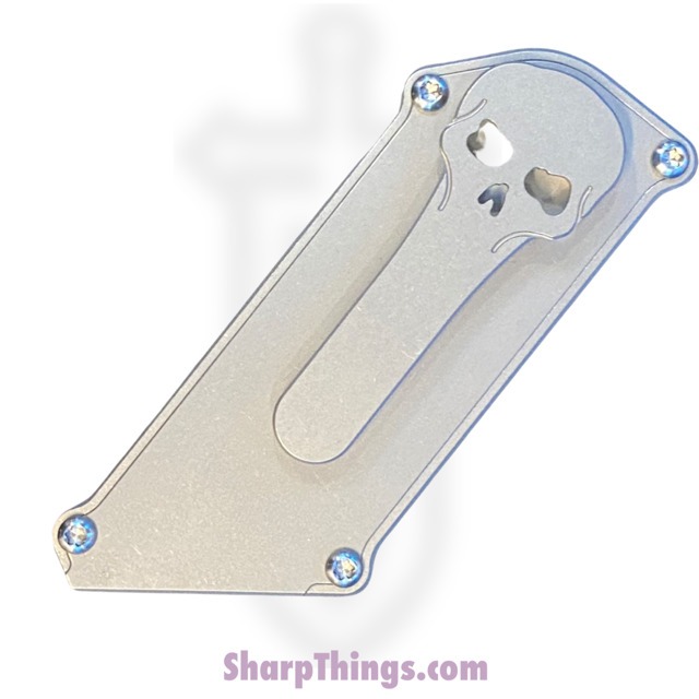 Chaves Knives - CHUBSLIPTi - C.H.U.B. Slipper - Folding Knife - Chaves Handy Utility Blade - Titanium - Stonewash - Image 3