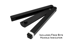 Squid Industries - BS0123 - Squiddy-B - Balisong - Balisong Trainer - 7075 Aluminum - Black - Image 5