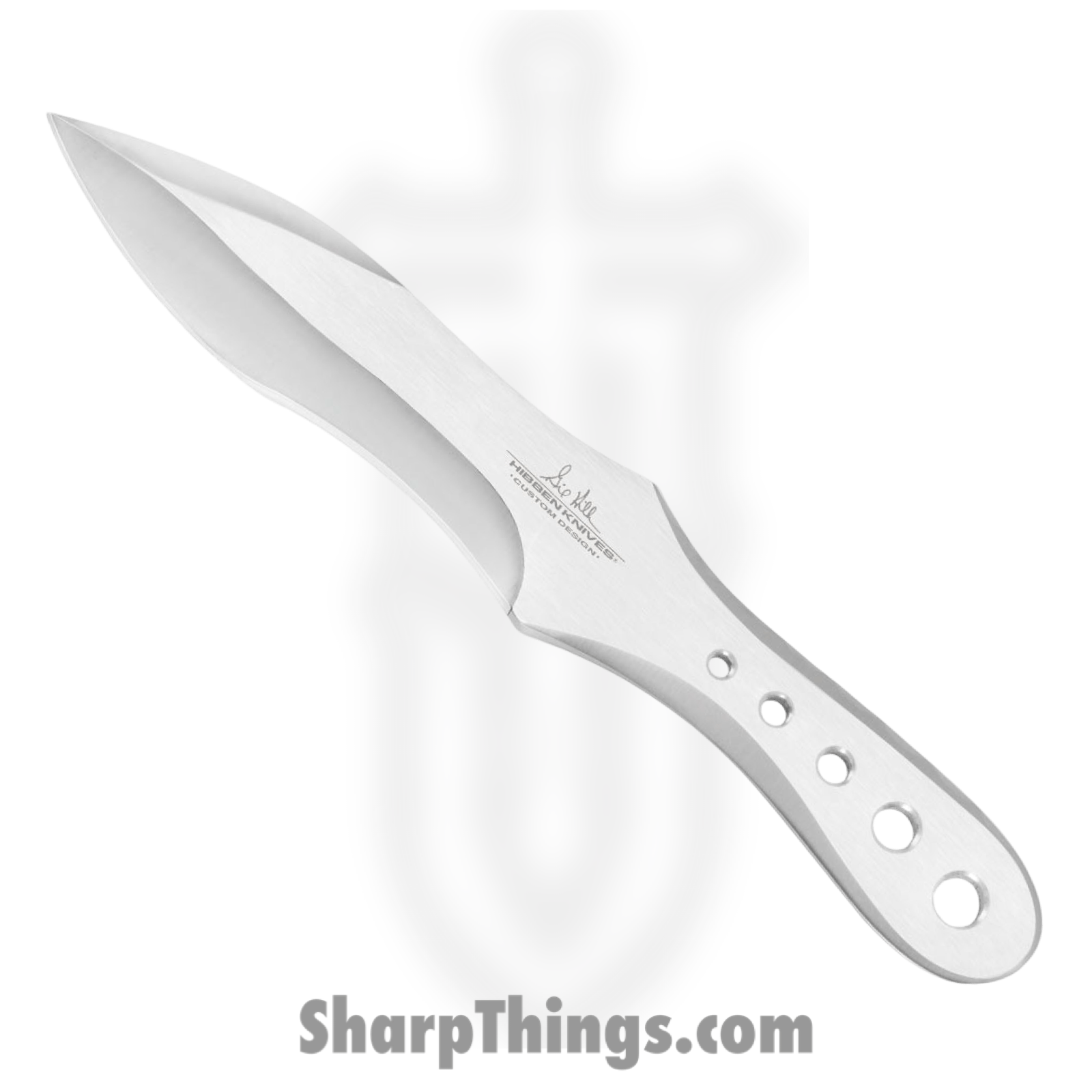 Gil Hibben - GH5030 - Gen-X 3 Piece Throwing Set - Fixed Blade Knife - AUS-6 Satin Dagger - AUS-6 - Natural