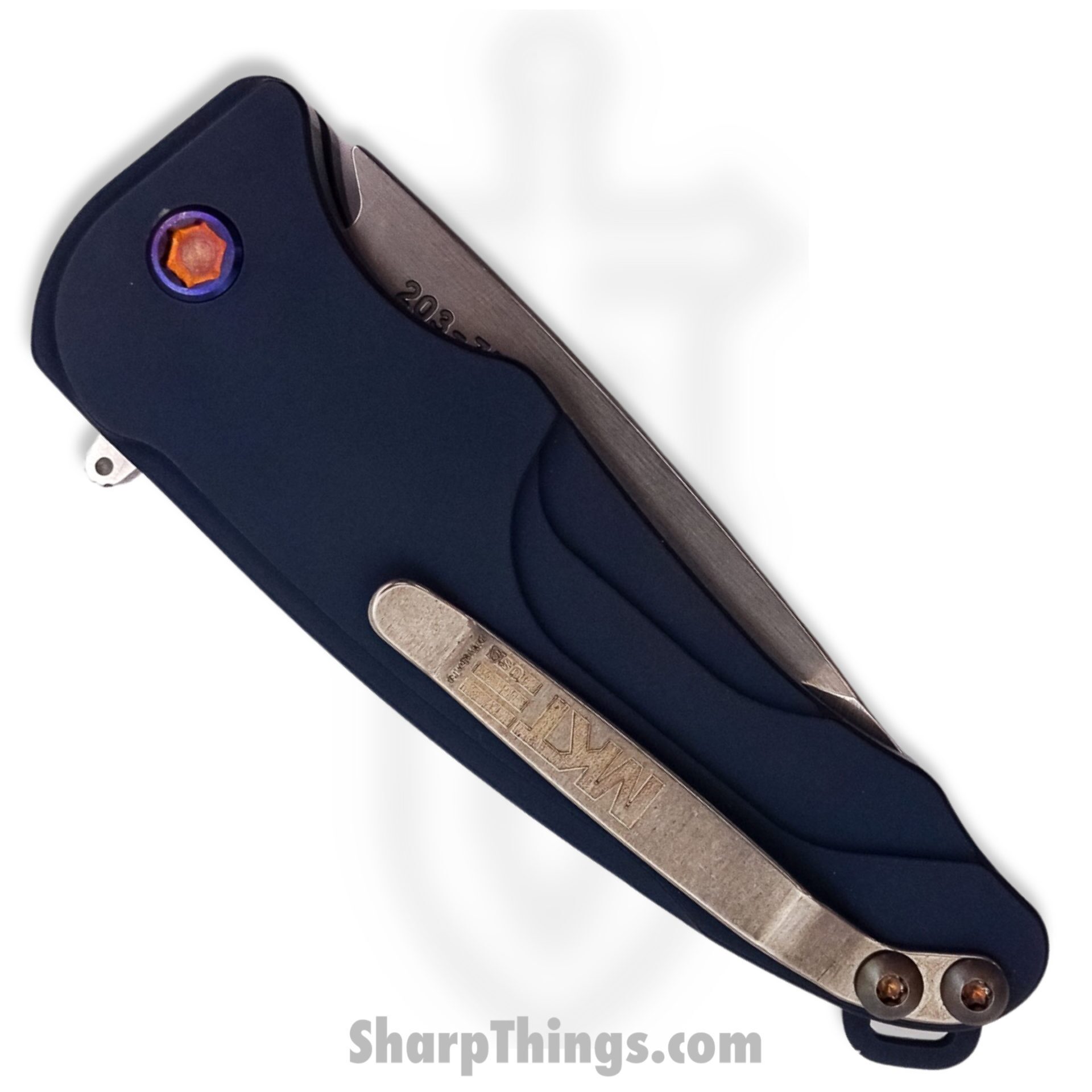 Medford Knife - MK039STQ-44AU-TFCS-Q4 - Smooth Criminal Folder - S35VN - Blue - Image 3