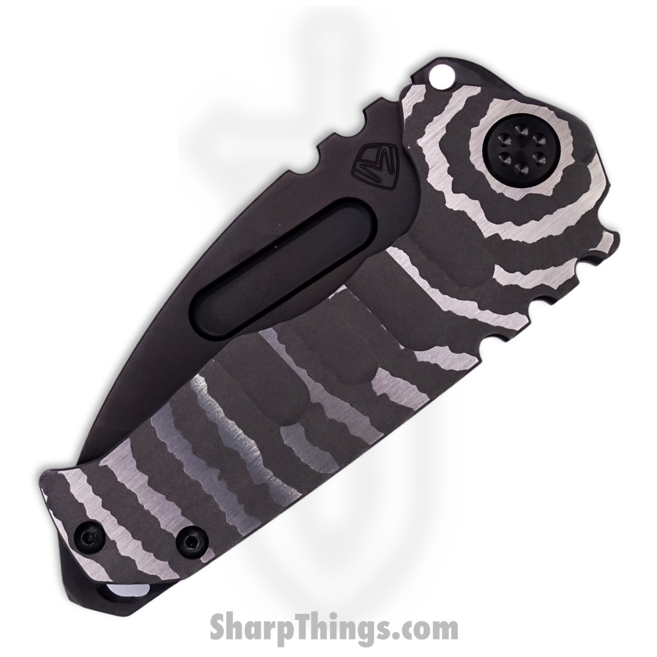 Medford Knife - MK029SPT-01TM-TPCP-BN - Praetorian Genesis "T" Tanto Folder - S35VN PVD - "Radial Tremors" - Image 4