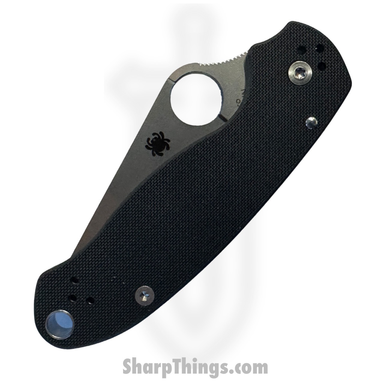 Spyderco - SC223GP - Para Military 3 - Folding Knife - S45VN Satin Clip Point - G10 - Black - Image 4