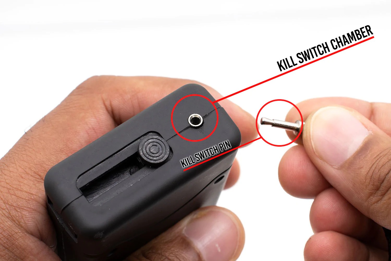 Tiger USA - TD-800-DPP - 96 Mill Rechargeable Stun Gun & Flashlight - Dark Purple - Image 3